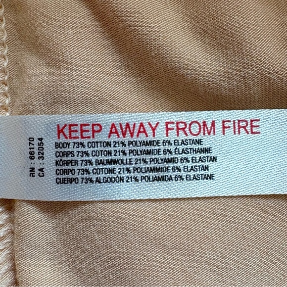 Free People Movement Ribbed Light Orange Shorts Women’s Size Medium - Picture 4 of 6